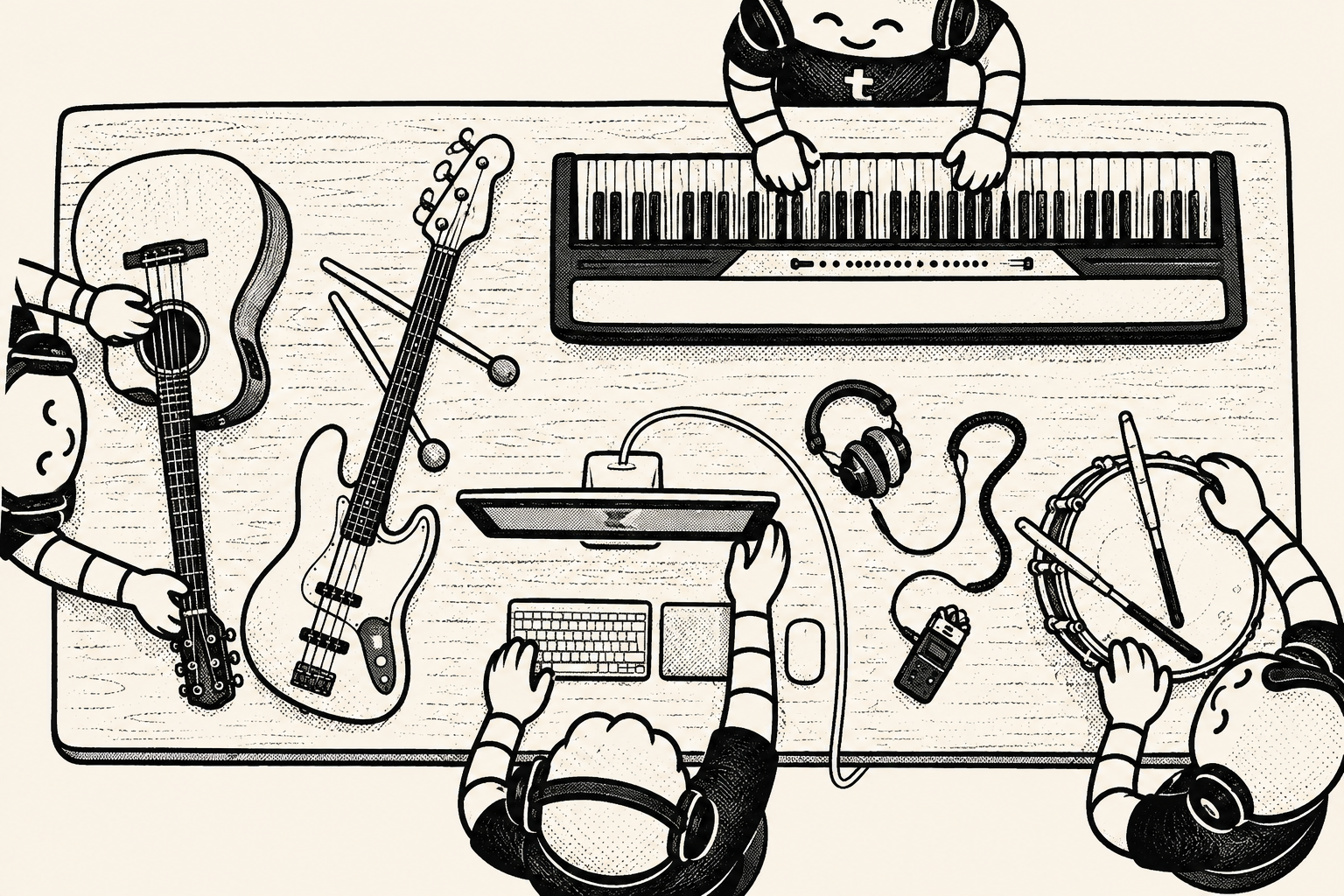 Instrumentos y equipos musicales en Treble